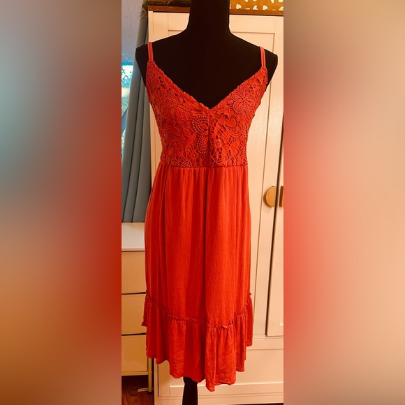 Maurices Dresses & Skirts - Pretty Maurice’s Dress with Crochet Detail